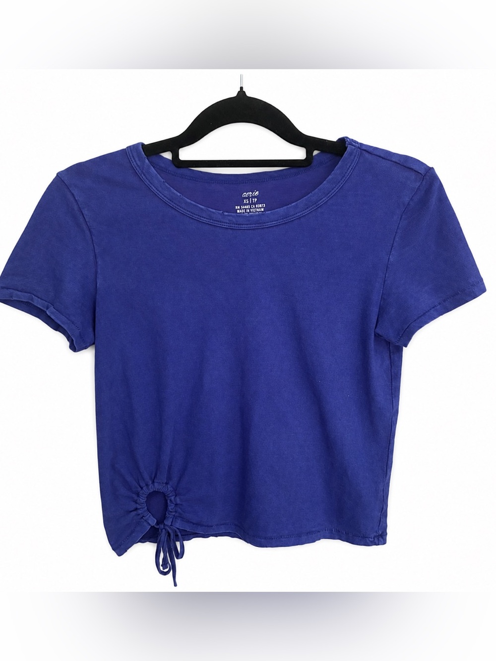 Aerie Side Drawstring Crop Top XS